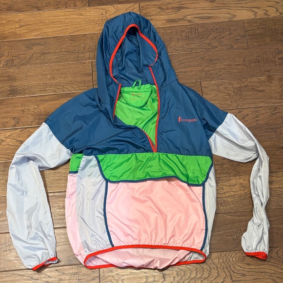 Cotopaxi Teca Half Zip Blue and Green Color Block Jacket-Unisex - Picture 2 of 8